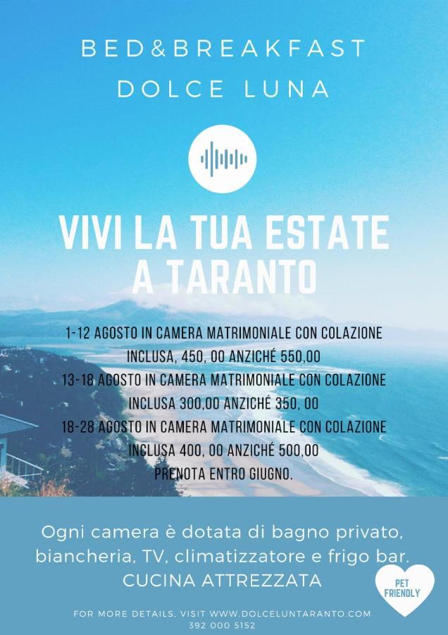 B&B Dolce Luna Таранто Экстерьер фото